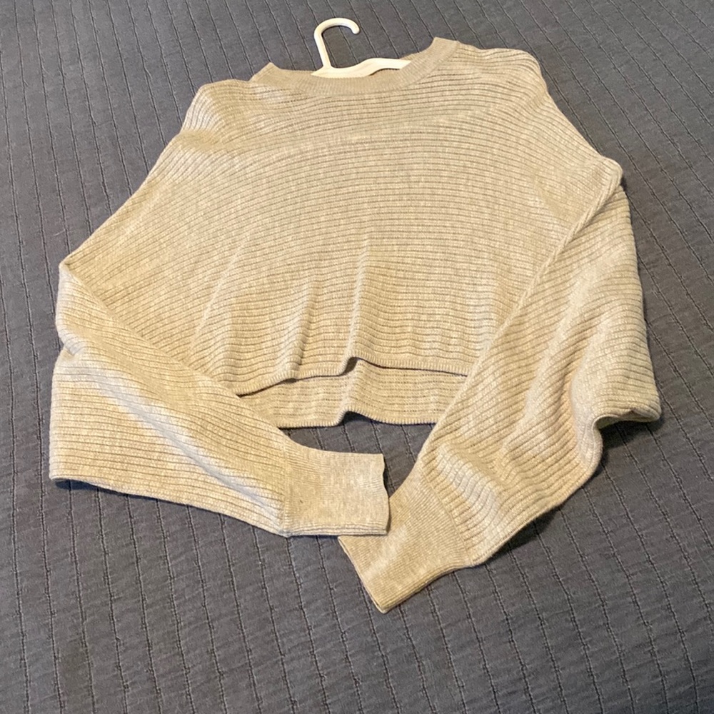 Wilfred free cropped wool sweater
